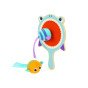 WOOPIE GREEN Velcro žaidimas CATCH BALL Arcade Shark Paddle + 2 žuvų kamuoliukai