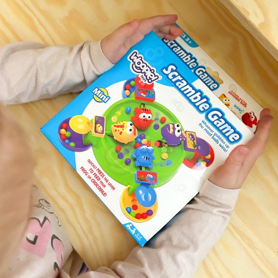 WOOPIE Arkadinė stalo žaidimo HUNGRY HAPPY FROG AND CROCODILES 3+