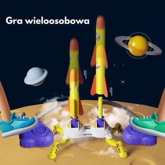 WOOPIE Dvigubo putų raketa, 6 vnt.