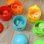 WOOPIE Edukacinė loginė žaidimo spalvų rūšiavimo klasifikacija.