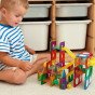 WOOPIE Magnetinė konstrukcijų rinkinio 3D šviesuolių takelio ugdymo lovos 105 vnt.