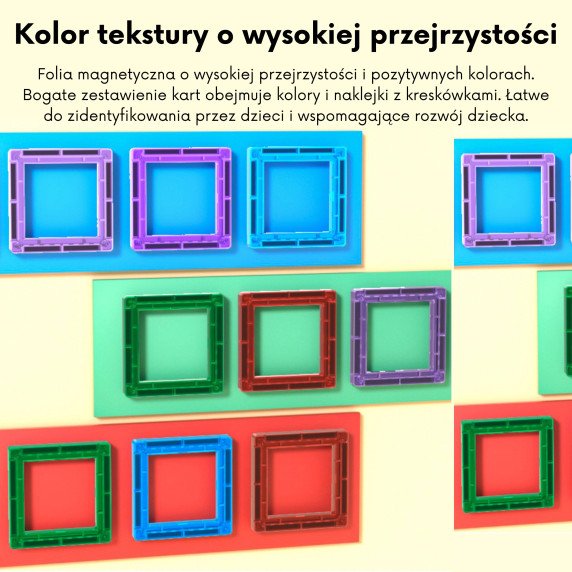 WOOPIE Magnetinės erdvinės blokai Mokomas raidės 70 gabalėlių