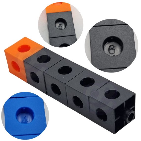 WOOPIE 3D Konstrukcijos Kubai 150 vnt.