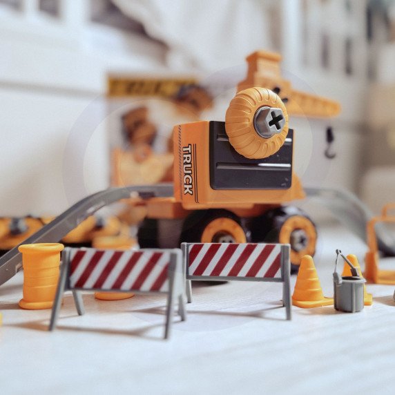 WOOPIE Mega statybos aikštė 5in1 XXL DIY sukimo rinkinys