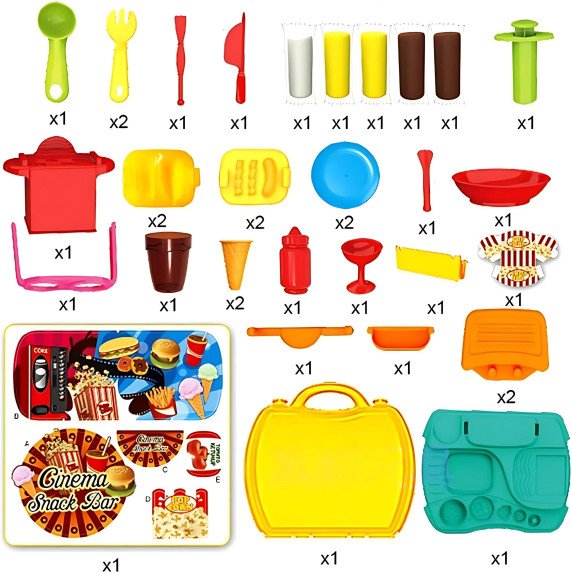 WOOPIE „Play-Doh“ užkandžių gamybos rinkinys