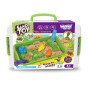 WOOPIE Kinetic Sand 1,5 kg rinkinys XXL Gyvūnai ZOO Safari stalas su formomis