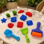 WOOPIE Kinetic Sand Magic vandeniui 18 dalų rinkinys su dėžute