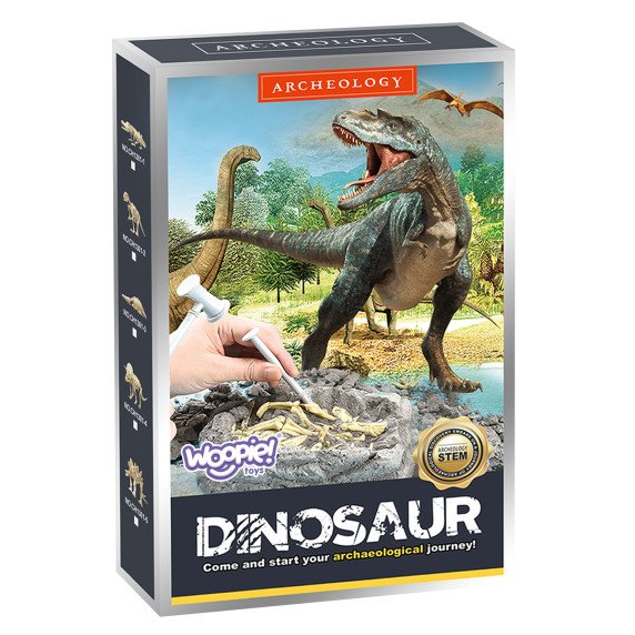 WOOPIE Kūrybinė žaislo dinozaurų skeleto archeologinė kasinėjimo užduotis