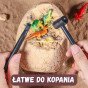 WOOPIE Dinozaurų Kiaušinių Iškasimo Archeologo Rinkinys, skirtas iškasti 12 dinozaurų