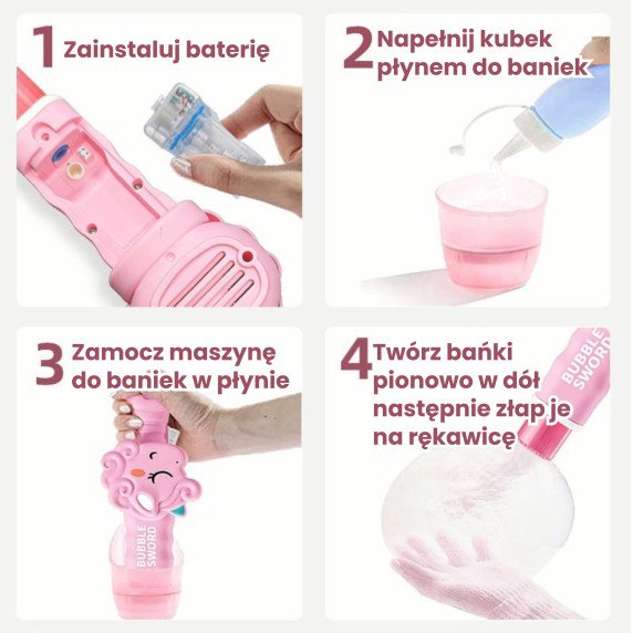 WOOPIE Magiškas Burbulių šautuvas su Dūmais Elnias Burbulių Mašina