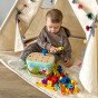 WOOPIE GREEN Montessori 12-in-1 variklio konstrukcijos dėžė FSC