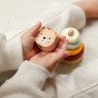 WOOPIE GREEN Rūšiavimo dėžė 3in1 Blokai Piramidė Elefantas FSC