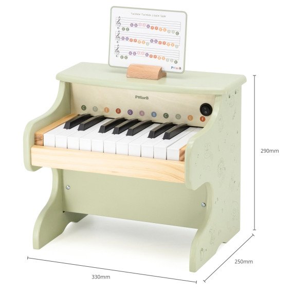 Viga Green Pianino mokymasis groti
