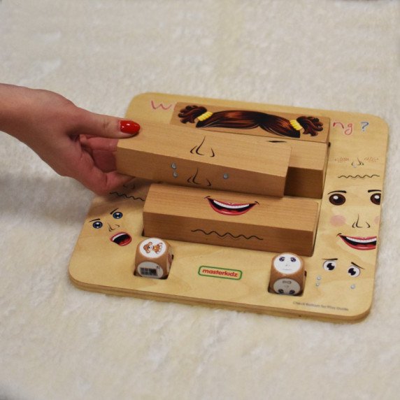 MASTERKIDZ Montessori emocijų atpažinimo lenta