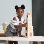 VIGA mediniai piramidės galvosūkio blokai rūšiuotojas Montessori