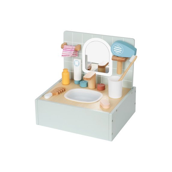 TOOKY TOY tualetinis vonios kambarys medinis tualetas su priedais