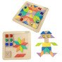MASTERKIDZ Mokymosi rusys Montessori spalvų ir formų mokymosi mozaikos galvosūkis