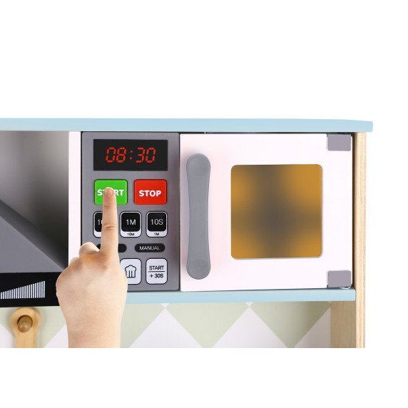 Stambi medinė vaikų virtuvė TOOKY TOY, 10 dalių, FSC