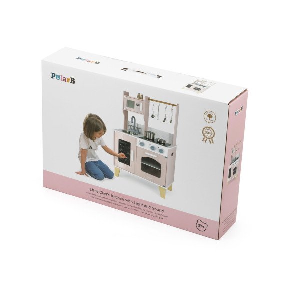VIGA PolarB medinis virtuvės rinkinys su šviesa ir garsu + priedai