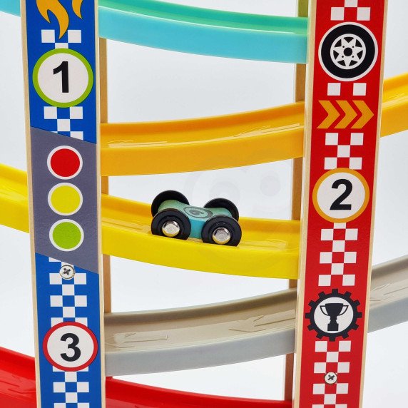 TOOKY TOY Spalvingas Slidinėjimo Keliukas Automobiliams