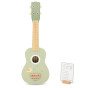 Viga Medinis Ukulelės Gitara vaikams Žalia su Muzikiniais Simboliais
