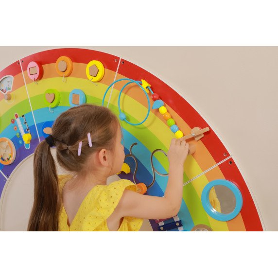 VIGA Medinis jutiklinio- manipuliavimo lenta EDU Rainbow FSC Sertifikatas