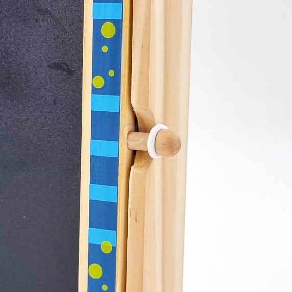TOOKY TOY Magnetinė lenta su kreidelėmis 2 viename formų galvosūkiai 117 dalys FSC sertifikuotos
