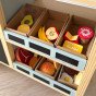 TOOKY TOY Produktų parduotuvės stalas Iš medžio Orkaitė Svarstyklių Kortelių skaitytuvas