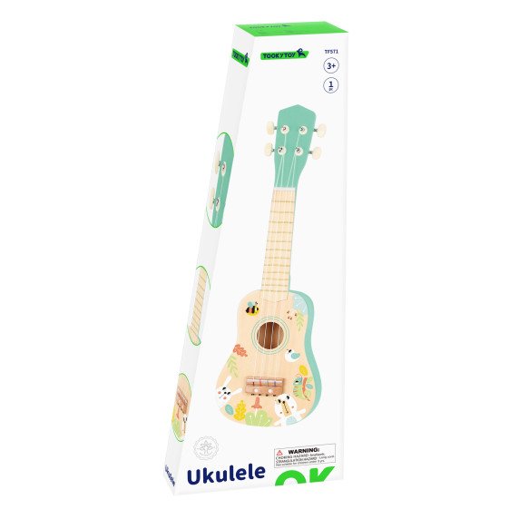 TOOKY TOY medinis ukulelės gitara vaikams nuo 3 metų