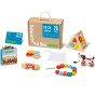 TOOKY TOY dėžutė XXL Montessori lopšelis 6in1 pojūčių dėžė 19-24 mėnesiai