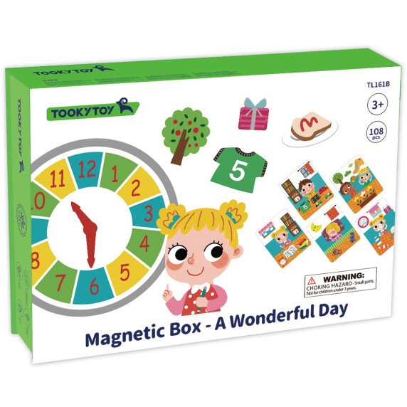 TOOKY TOY Medinis galvosūkis Magnetinė dėžutė