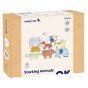 TOOKY TOY Mediniai blokai galvosūkis gyvūnai Montessori 9 vnt.