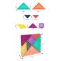 WOOPIE Tangram Magnetiniai Blokai 3D Galvosūkis