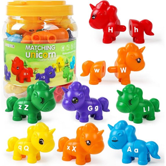 WOOPIE Montessori figūrėlės ugdymo rinkinys vienaragiai 