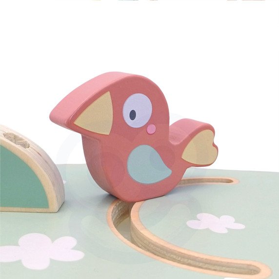 WOOPIE GREEN Montessori 4-in-1 kamuolių trasa veikla medis FSC