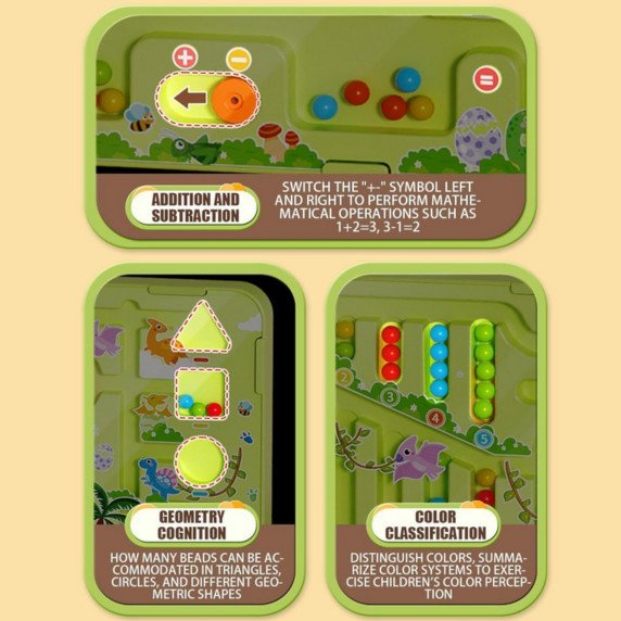 WOOPIE Magnetinis Labirintas 2 in 1 Ludo Žaidimas
