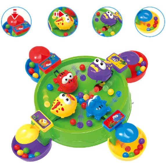 WOOPIE Arkadinė stalo žaidimo HUNGRY HAPPY FROG AND CROCODILES 3+