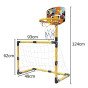 WOOPIE 2-in-1 Krepšinio rinkinys: Futbolo vartai + kamuoliai ir pompa