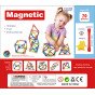 WOOPIE Magnetiniai Konstrukciniai Blokai Kūrybinis Galvosūkis 70 vnt.