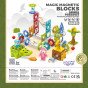 WOOPIE Magnetinės Dėžės Kamuolių Kelias Gyvūnų Rojus 104 vnt.