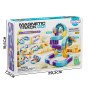 WOOPIE magnetinis traukinio takelio konstrukcinis rinkinys su traukos efektu, 54 vnt.