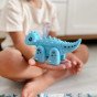 WOOPIE 2-in-1 Statybos rinkinys Dinosaurų stalo žaidimas + 46 kauliukai