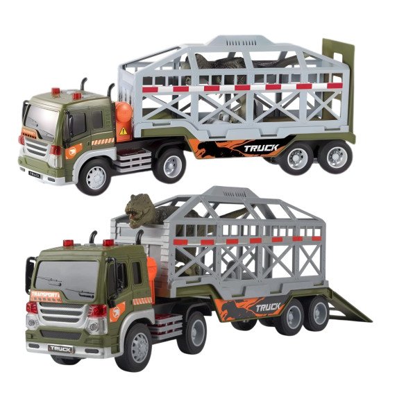 WOOPIE Dinozaurų transporteris su garsu ir šviesa.