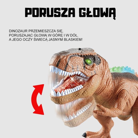 WOOPIE Nuotoliniu būdu valdomas dinozauras RC robotas T-Rex