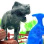 Dinozaurų figūrų rinkinys WOOPIE, 40 vnt.