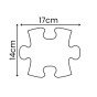 WOOPIE ortopedinis pojūčių kilimėlis „Royal Puzzle“ su 26 dėlionėmis + 4 mažomis.