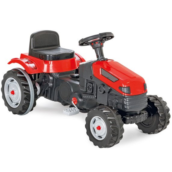 WOOPIE Pedalinis traktorius Farmer GoTrac Traktorius su tyliais ratais