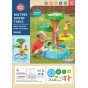 WOOPIE Water Table 2in1 Smėlio dėžė Laimingas medis 8 priedas.