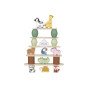 WOOPIE GREEN Balansuojantys mediniai gyvūnai stambinami puzzle FSC