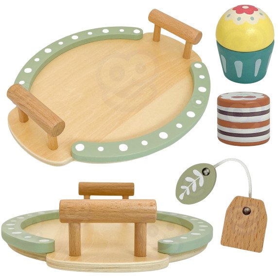 WOOPIE GREEN Medinis arbatos ir kavos rinkinys 12 vnt. FSC